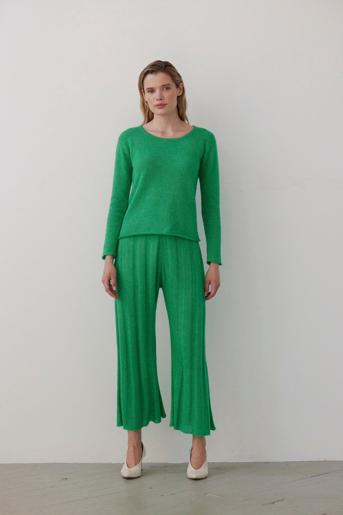 Anna Tee Sweater in Baby Alpaca Sweaters CHRISTINE ALCALAY - 2