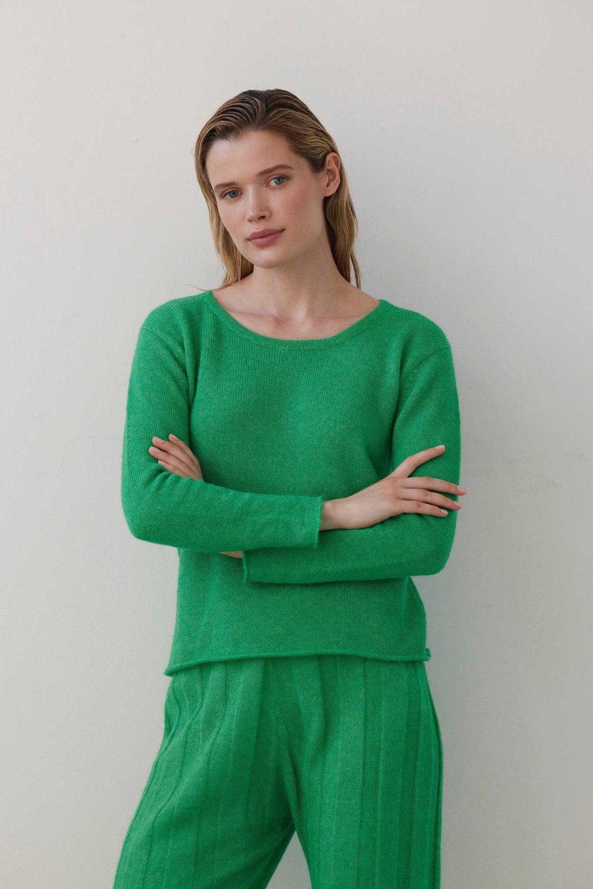 Anna Tee Sweater in Baby Alpaca Sweaters CHRISTINE ALCALAY - 3