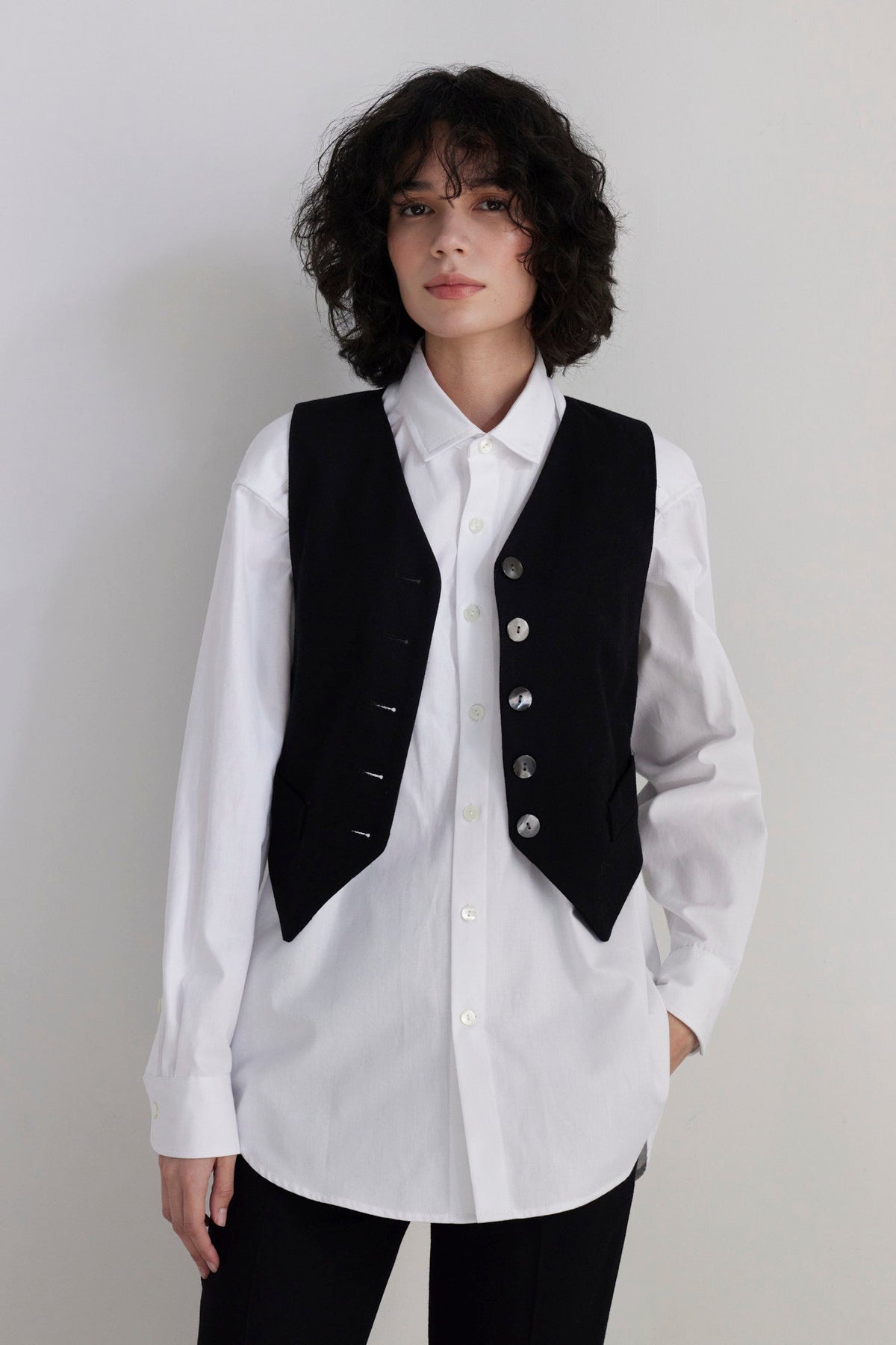Annie Vest in Wool Vests CHRISTINE ALCALAY - 4