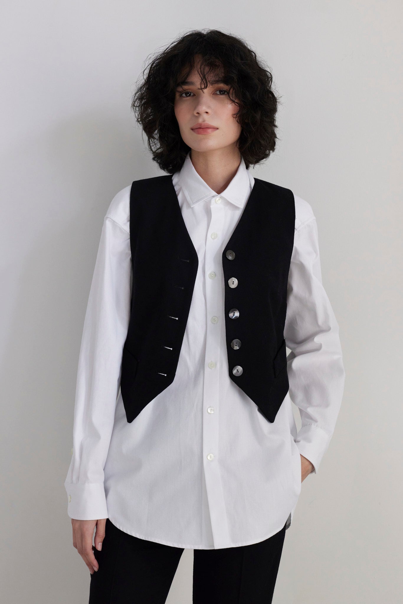 Annie Vest in Wool Vests CHRISTINE ALCALAY - 4
