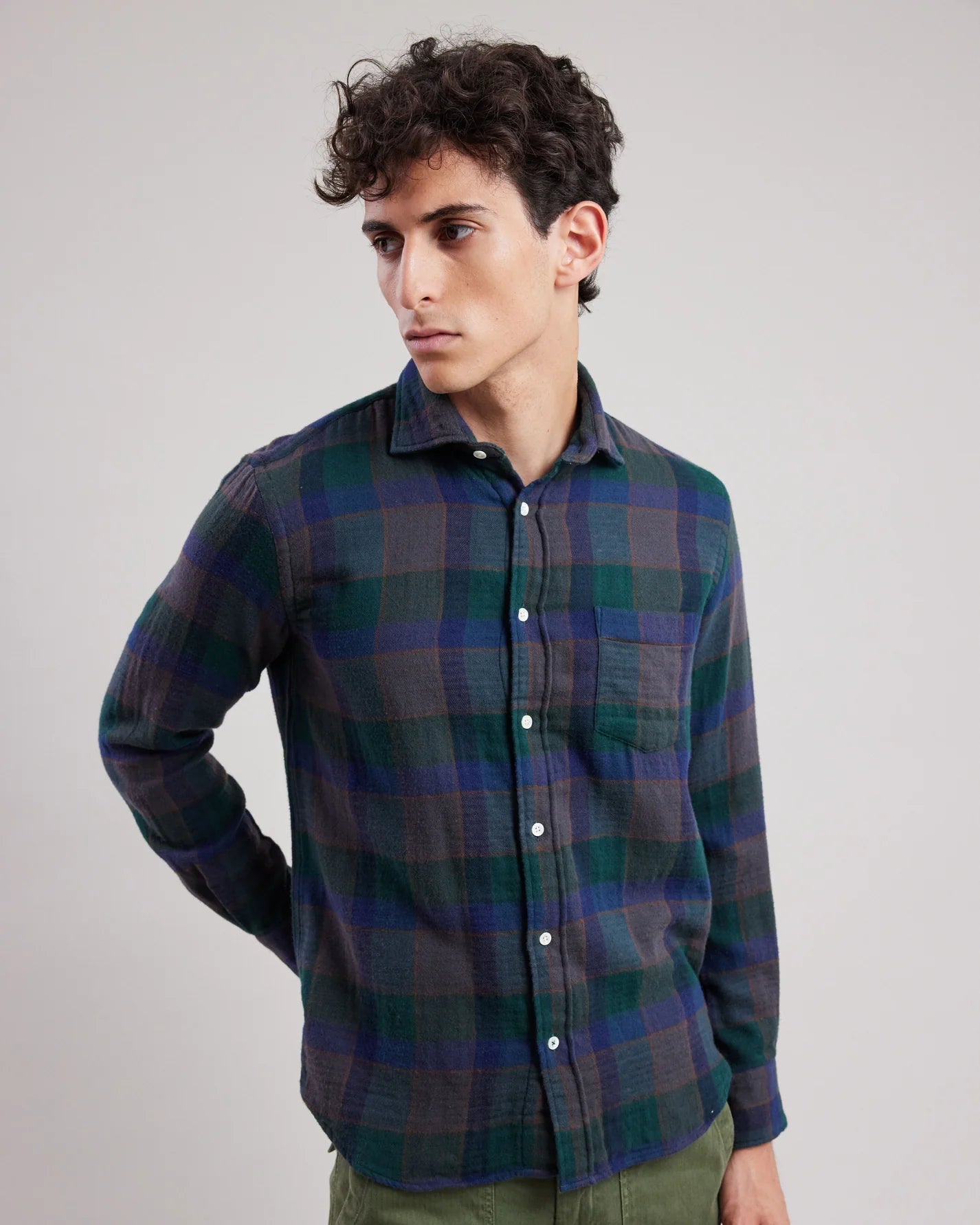 Paul Plaid Woven Shirt Tops Hartford   