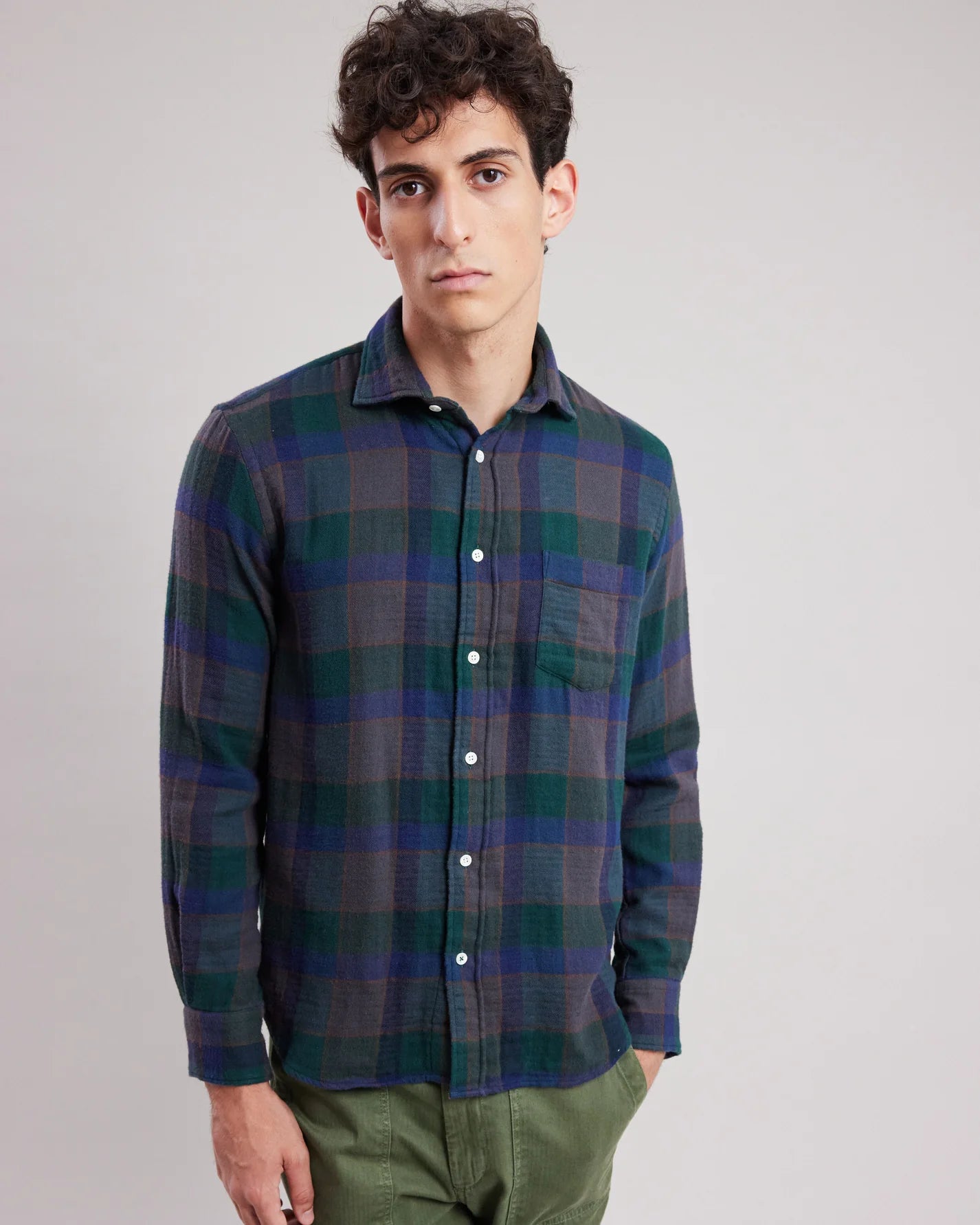 Paul Plaid Woven Shirt Tops Hartford   