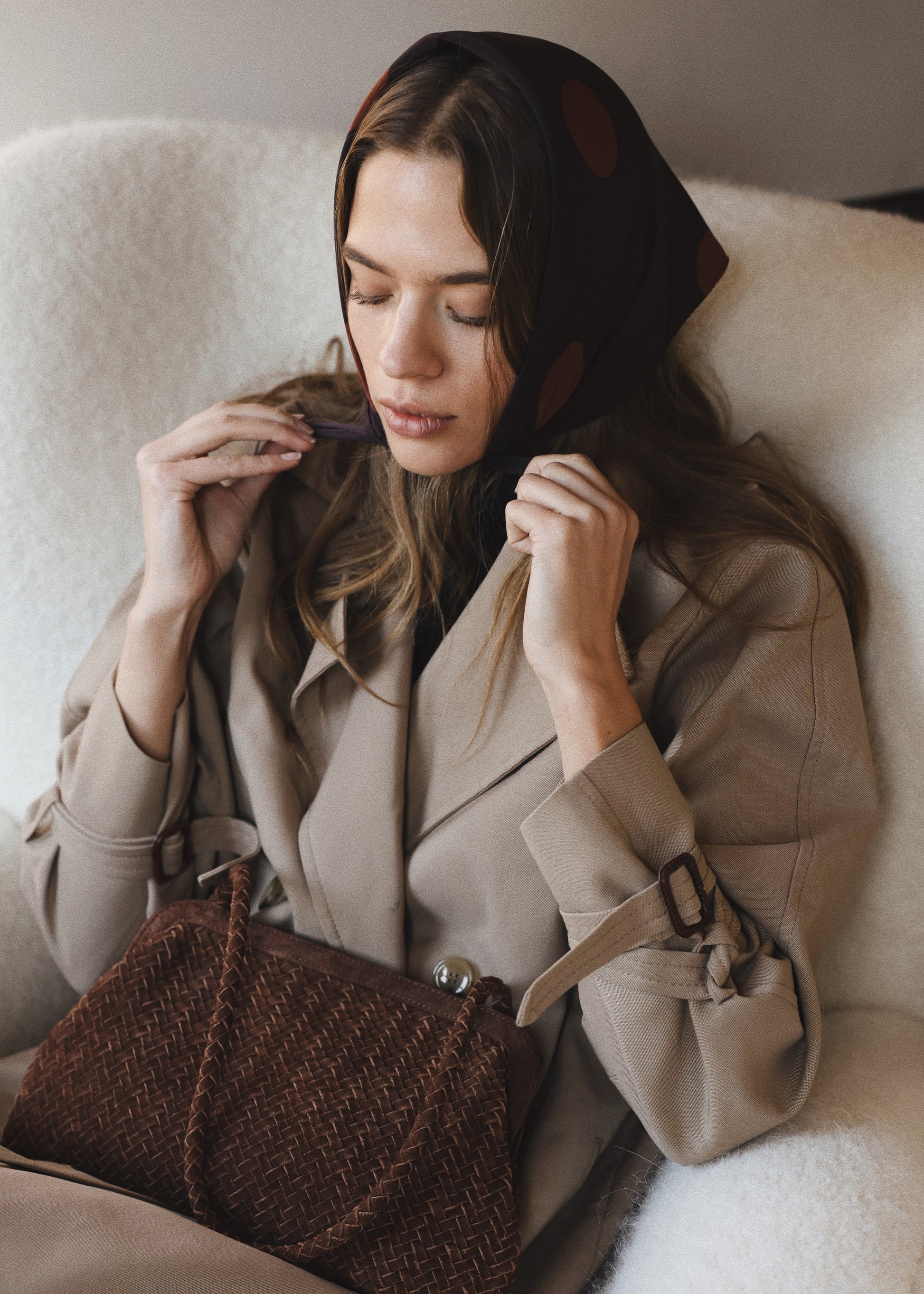 Le Sac Suede - Brown Suede Accessories Bembien