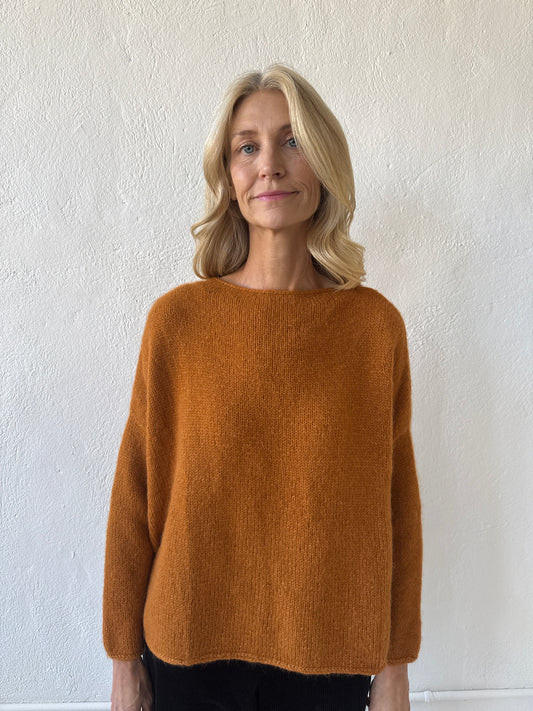 Ines Alpaca Sweater in Oro Sweaters CHRISTINE ALCALAY