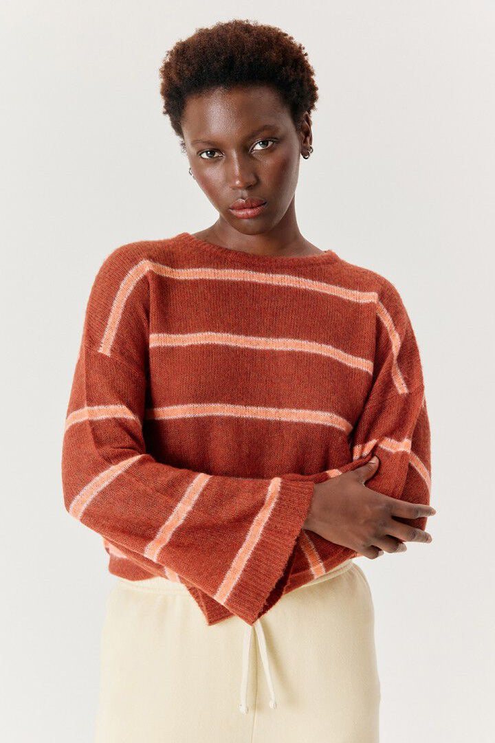 striped oversizes sweater from american vintage