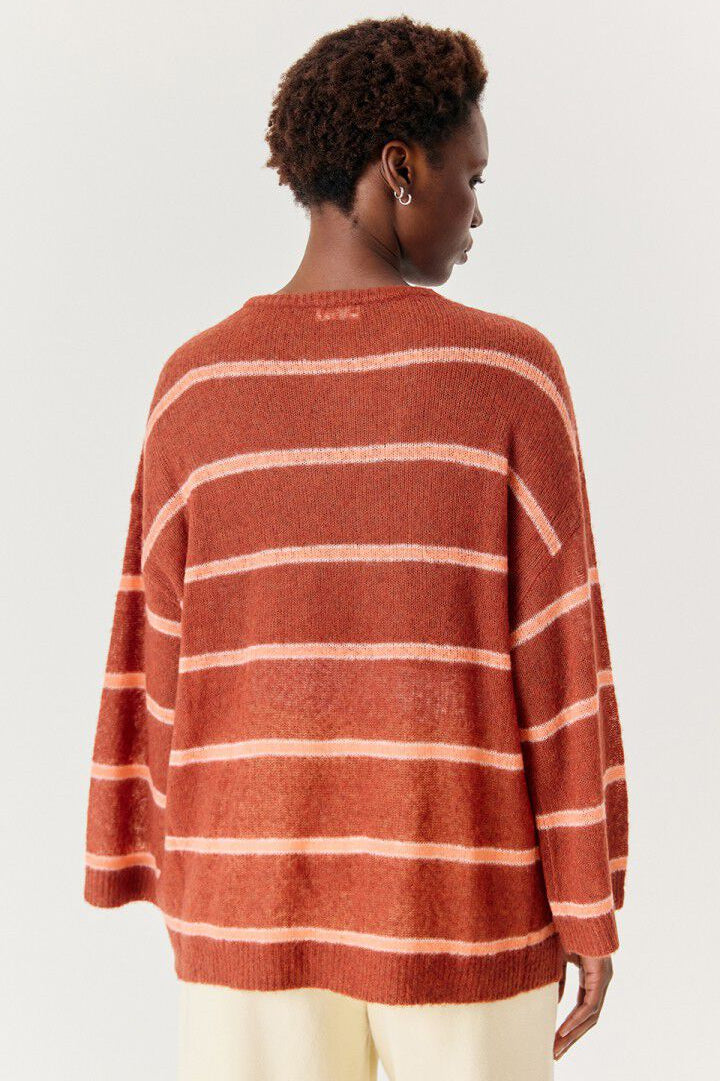 striped oversizes sweater from american vintage - 2