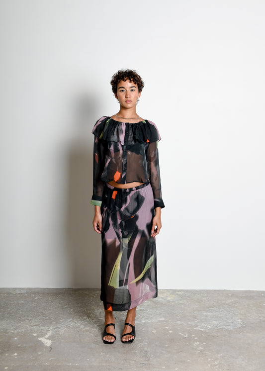 Perennia Top UNTITLED IN MOTION Shadow Iris XS