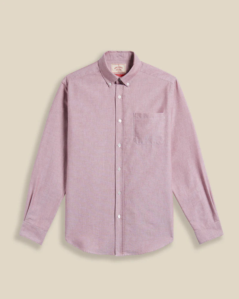 Belavista L/S Shirt Shirts Portuguese Flannel Bordeaux S