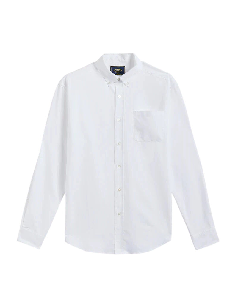 Belavista L/S Button Down Shirt Tops Portuguese Flannel White S