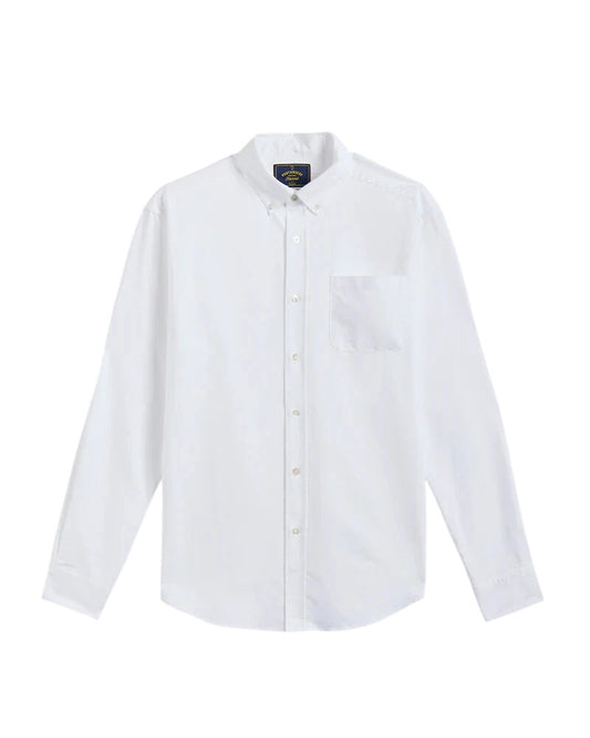 Belavista L/S Button Down Shirt Shirts Portuguese Flannel White S