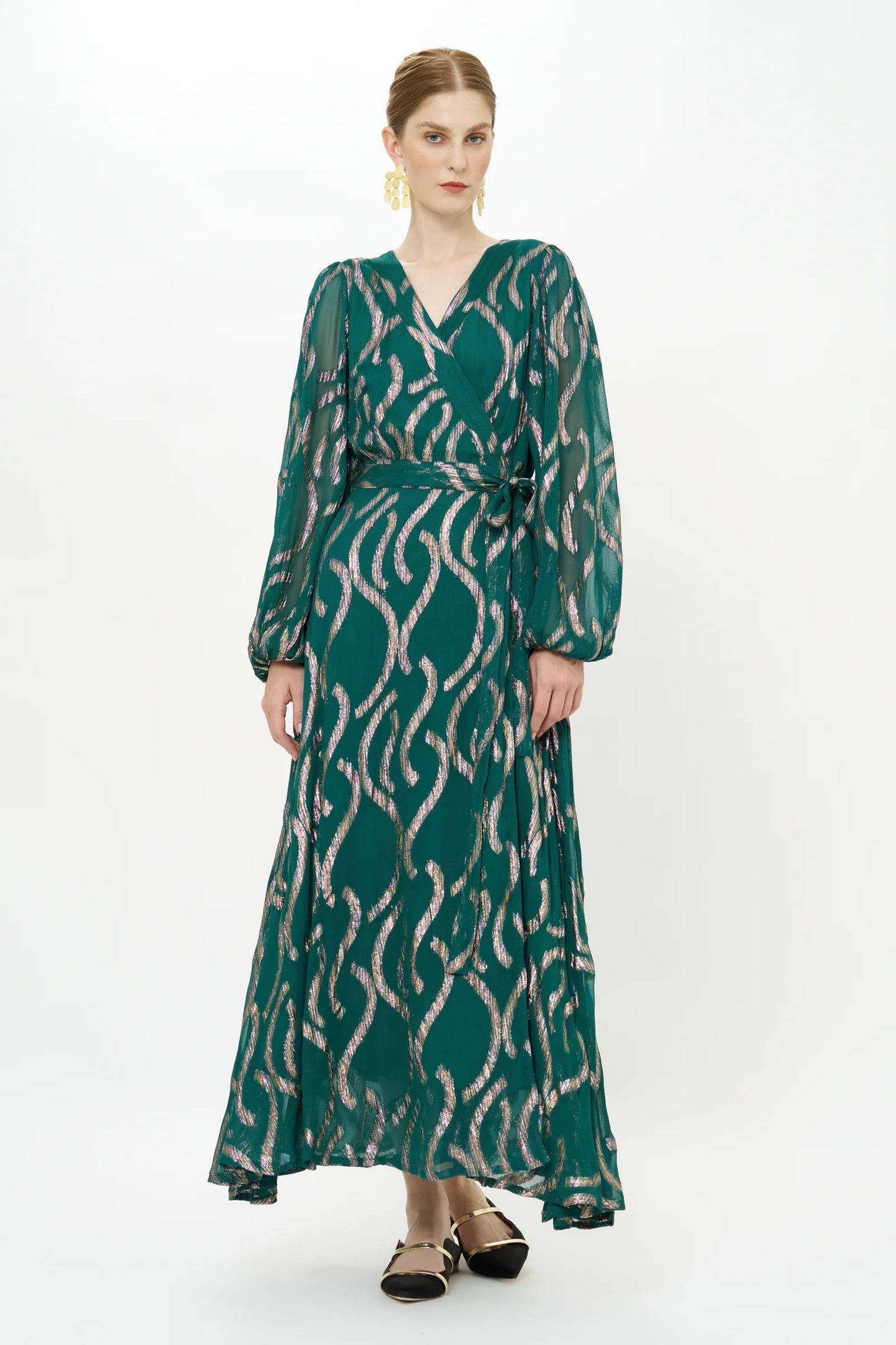 Borealis Wrap Dress