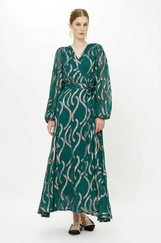 Borealis Wrap Dress