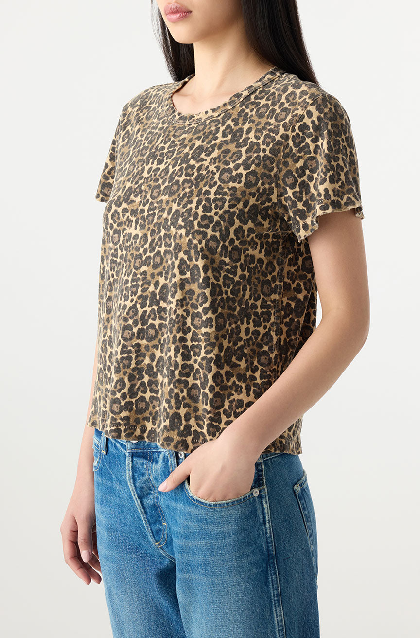 Love Tee Leopard AMO Denim