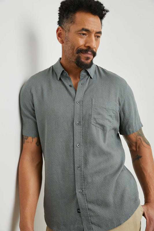 Carson Shirt - Ivy Shirts Rails Men Ivy Calico Cerulean S 