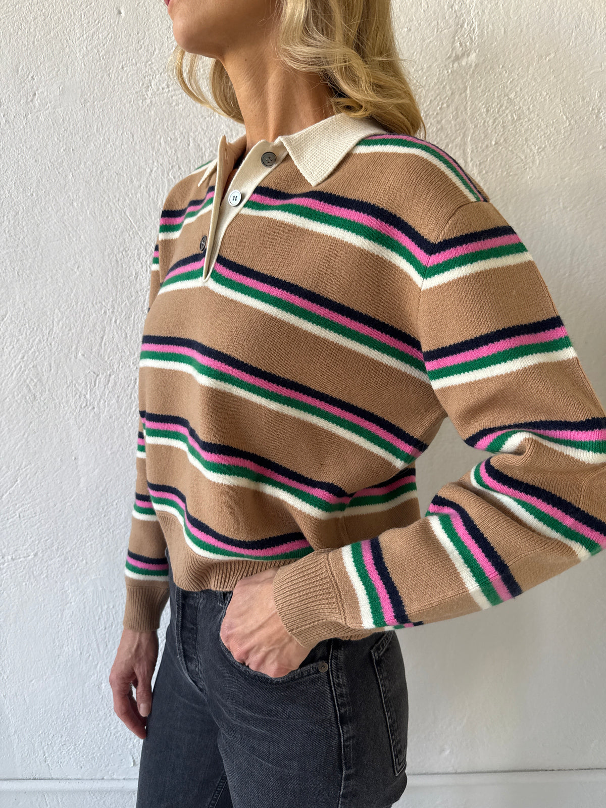 Tipping Stripe Rugby Shirt Jumper 1234 - 4