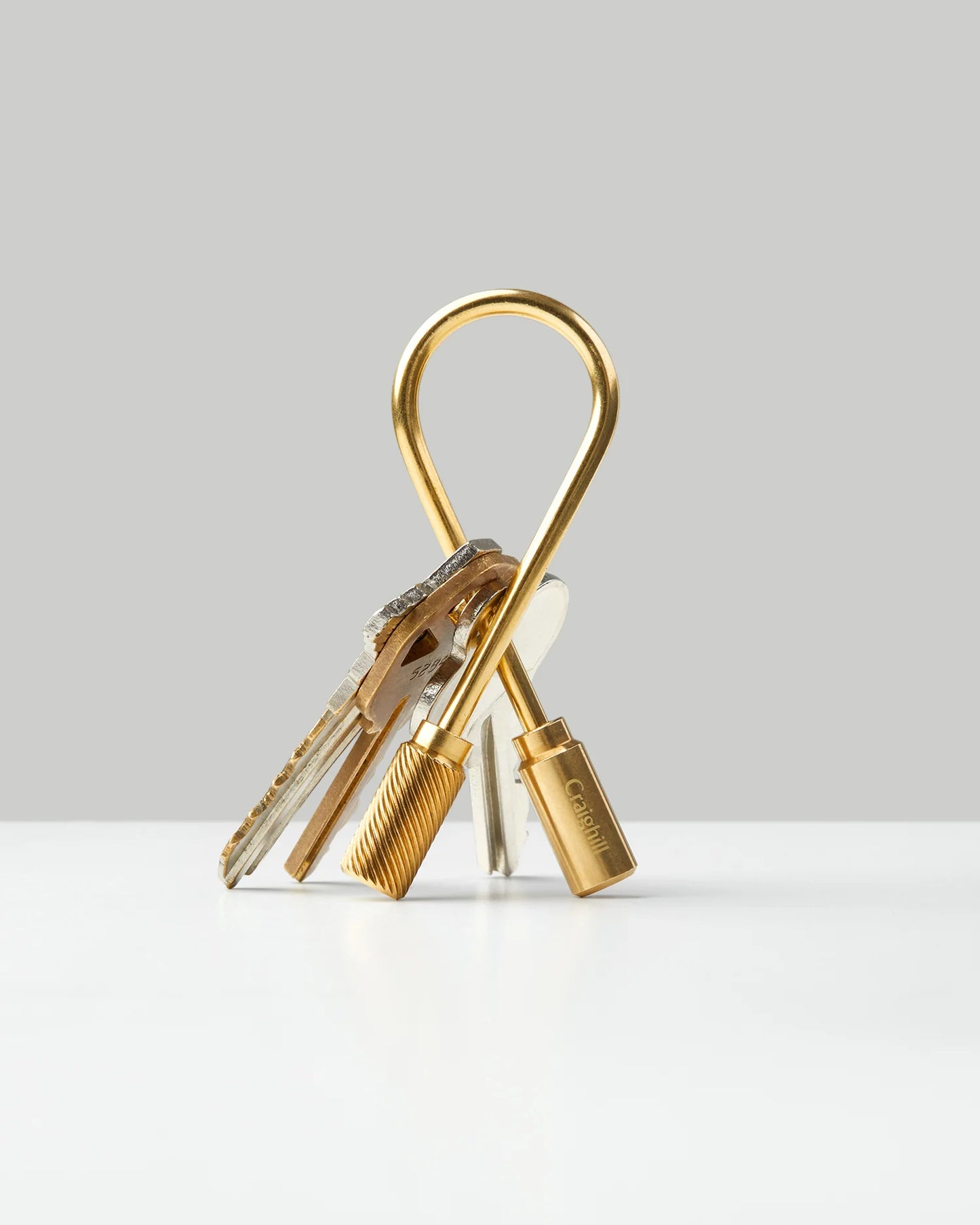 Closed Helix Key Ring