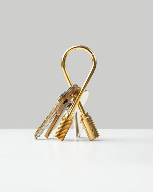 Closed Helix Key Ring