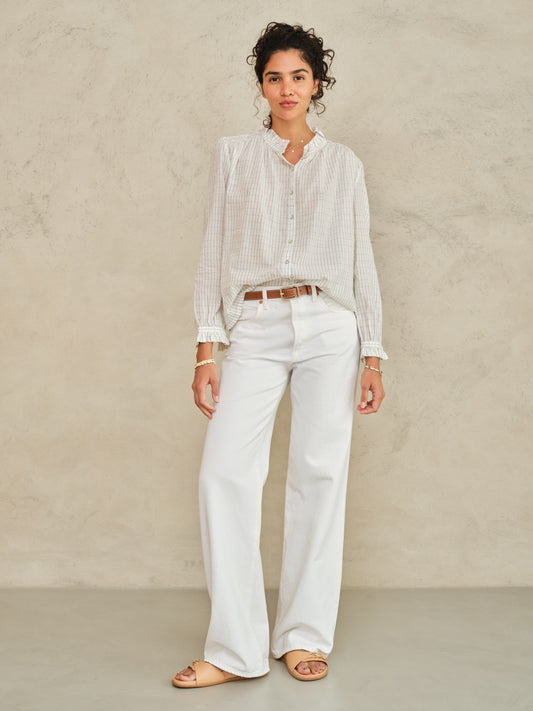 Chrissie Long Sleeve Top Shirts M.A.B.E