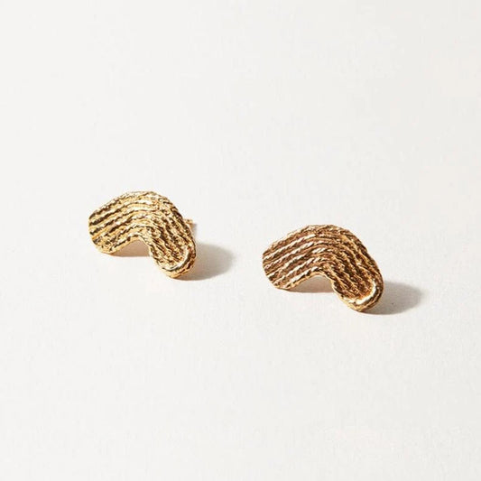 Maya Arc Earrings Earrings Cog 14K Gold Plate  