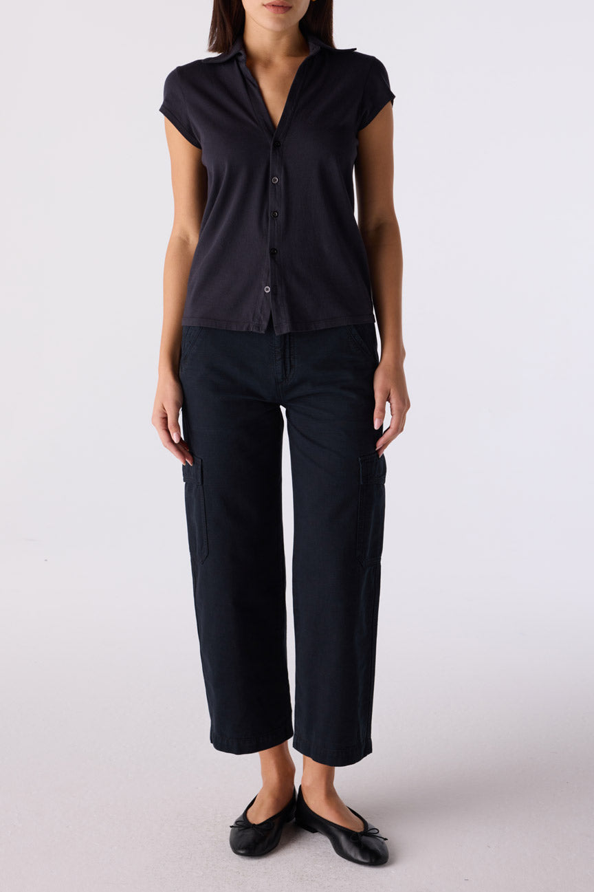 Colette Cargo Pants AMO Denim Vintage Black 26