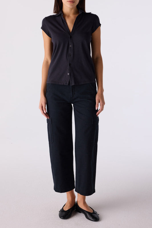 Colette Cargo Pants AMO Denim Vintage Black 26