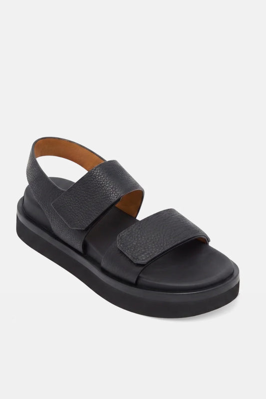 Oingo Sandal in Savana Black Shoes Coclico