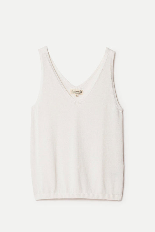 Organic Cotton Knit Tank Shirts Merz b. Schwanen