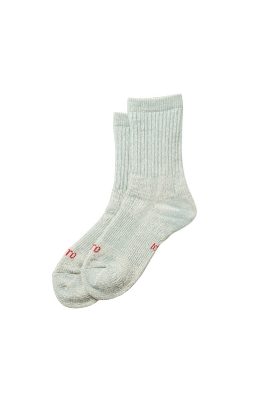 Double-Faced Mini Crew Socks Accessories RoToTo L.BLUE L