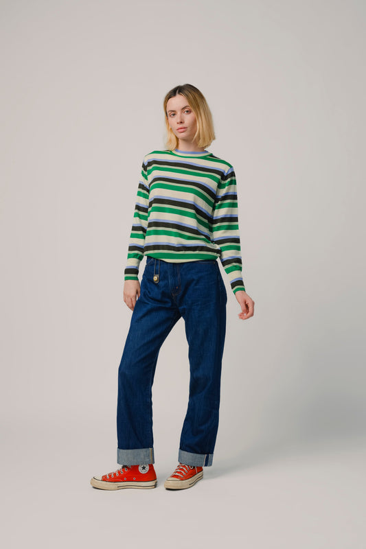 Striped Crew- Meadow Shirts DEGEN