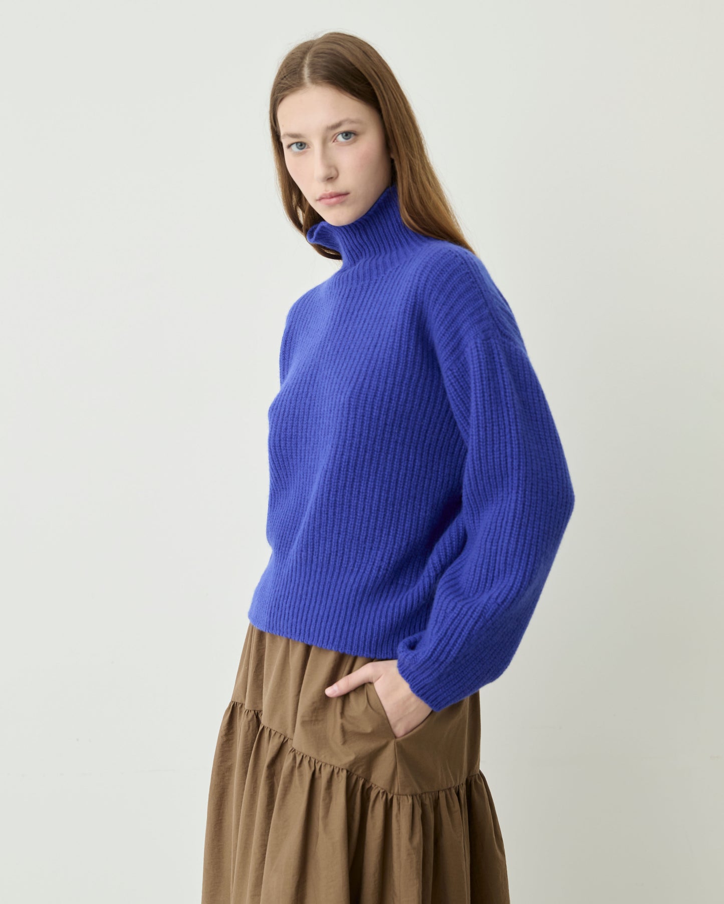 Ribbed Turtleneck Sweater by Diarte