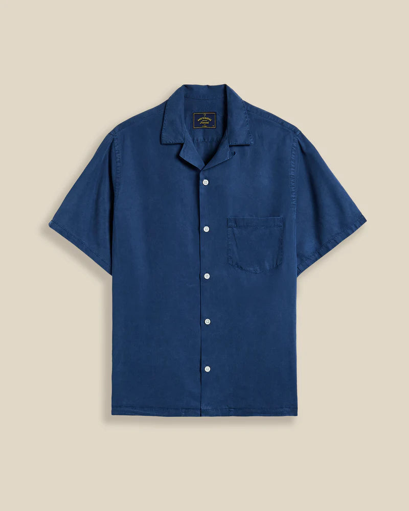 Dogtown S/S Shirt Shirts Portuguese Flannel Blue S