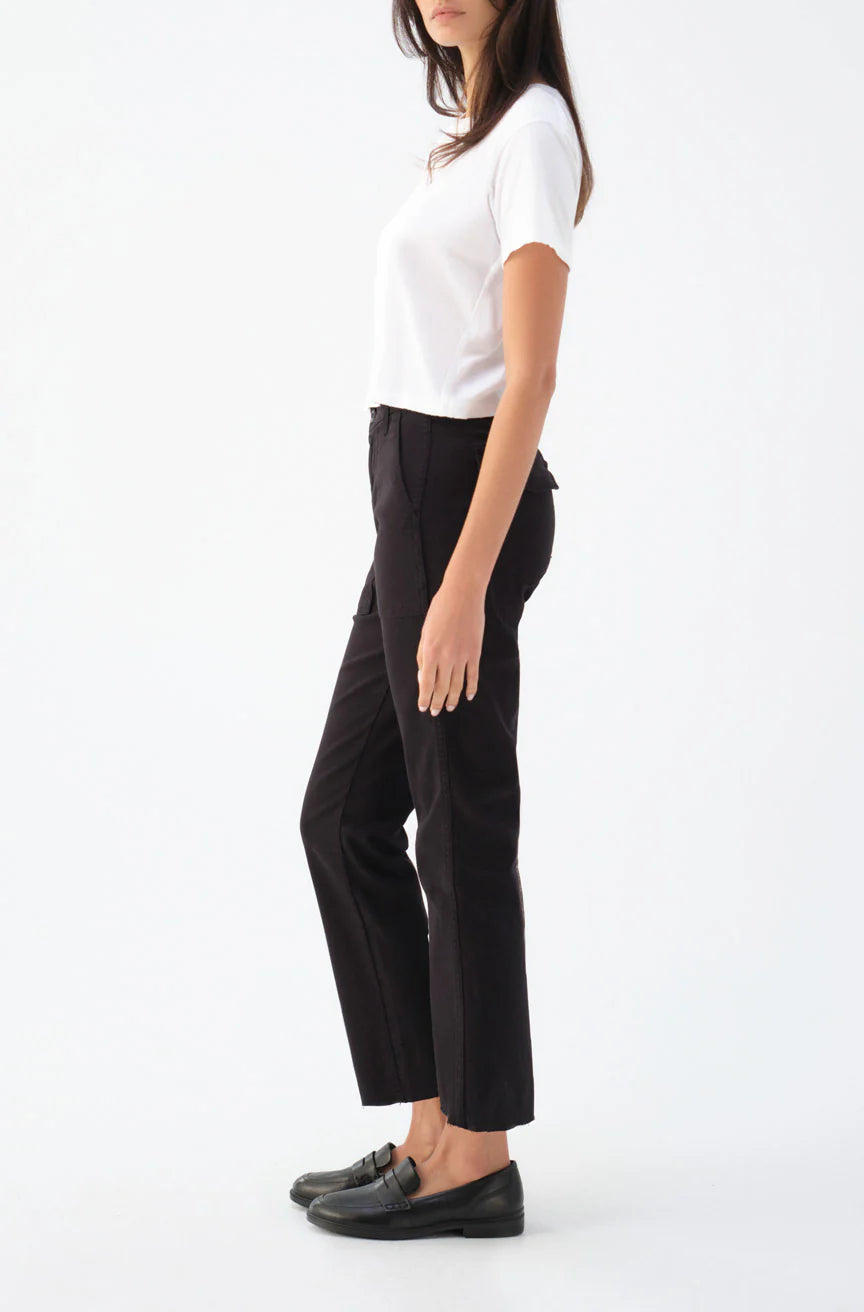 Easy Trouser - Relaxed Crop Straight Pants AMO Denim