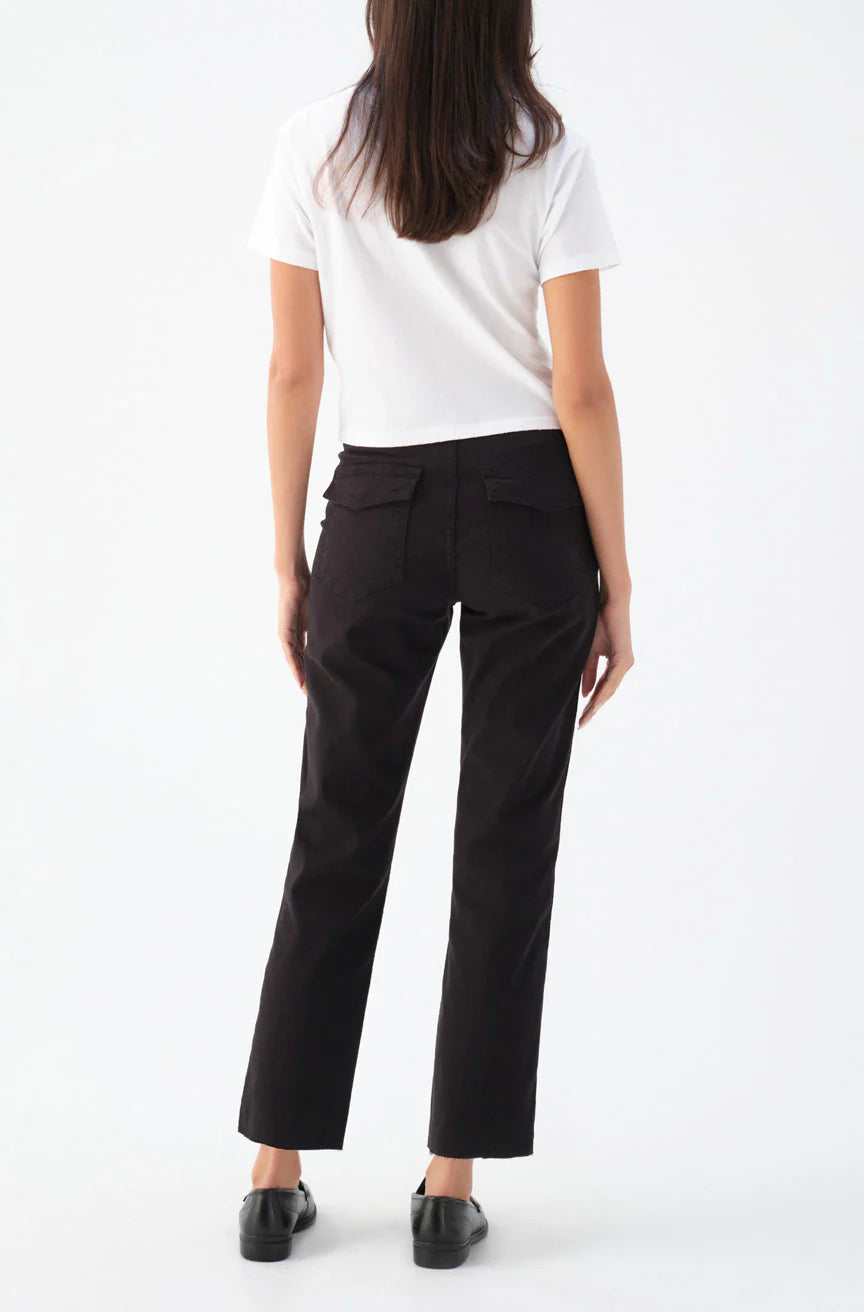 Easy Trouser - Relaxed Crop Straight Pants AMO Denim