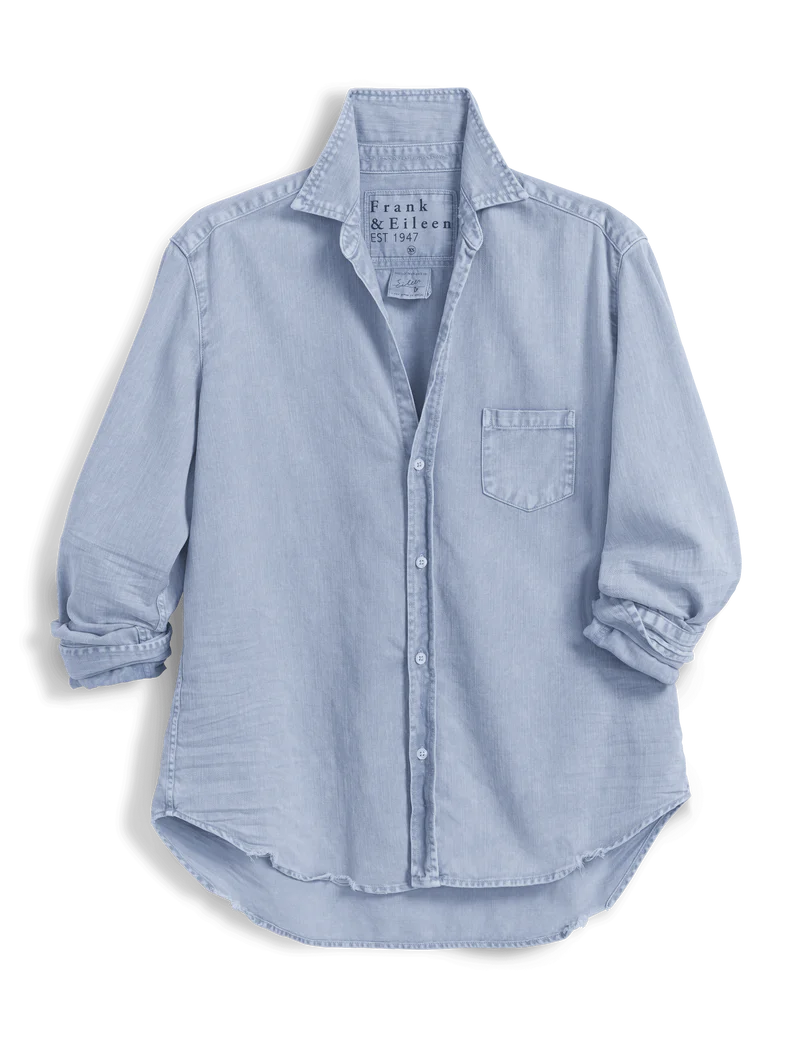 Eileen, Relaxed Button-Up Shirt - Famous Denim Tops Frank & Eileen
