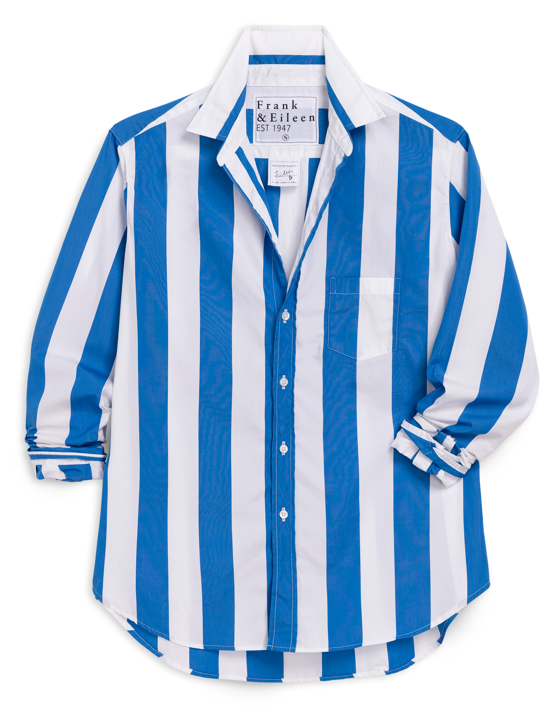 Eileen, Relaxed Button-Up Shirt - Superluxe Tops Frank & Eileen
