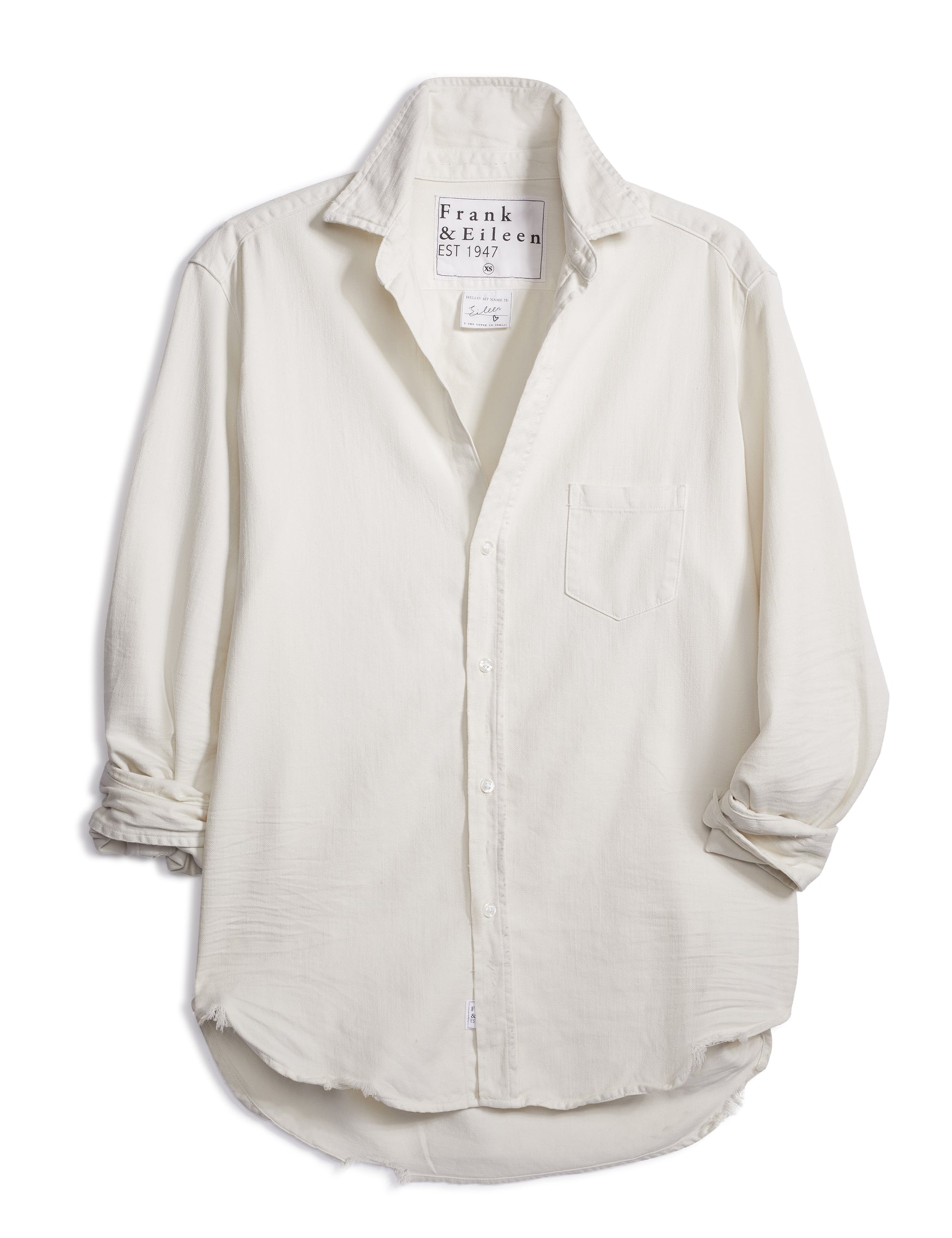 Eileen Shirt Tops Frank & Eileen Vintage White XS 