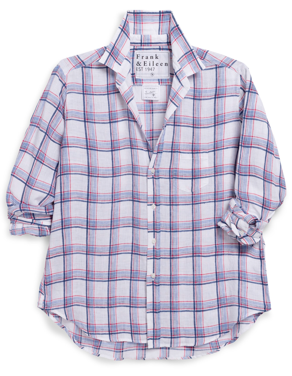 Eileen, Relaxed Button-Up Shirt - Linen Shirts Frank & Eileen