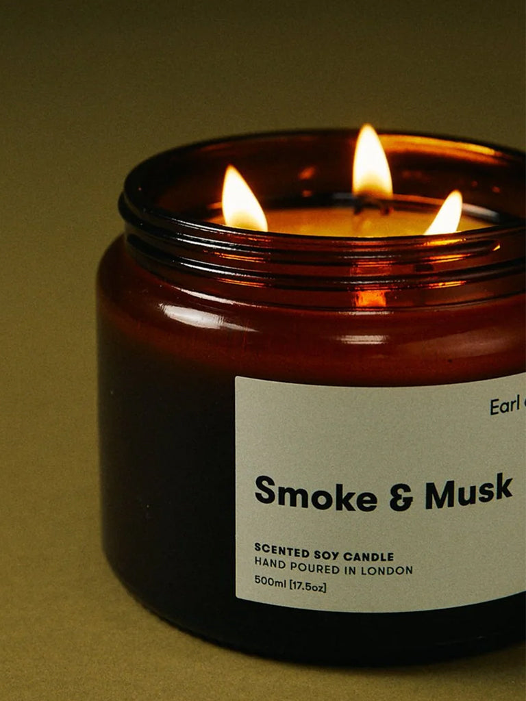 Smoke & Musk Candle 17.5 OZ Candles Earl of East