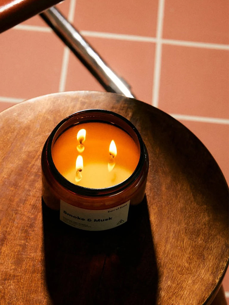 Smoke & Musk Candle 17.5 OZ Candles Earl of East