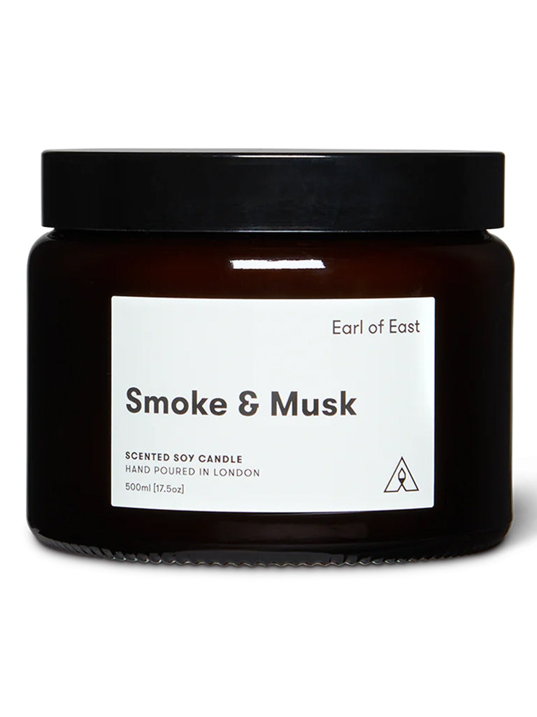 Smoke & Musk Candle 17.5 OZ Candles Earl of East