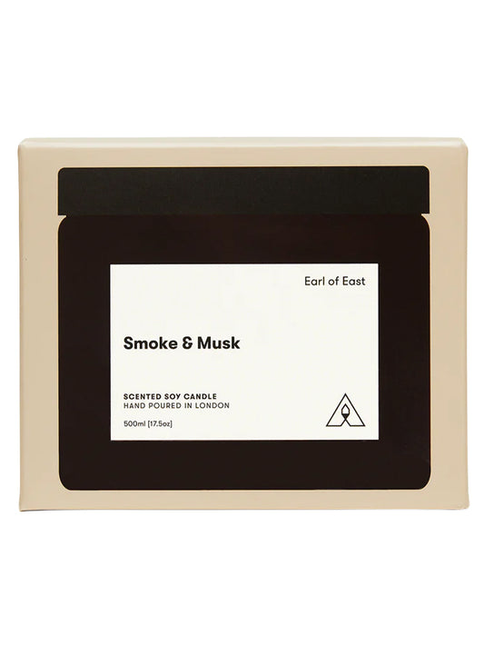 Smoke & Musk Candle 17.5 OZ Candles Earl of East