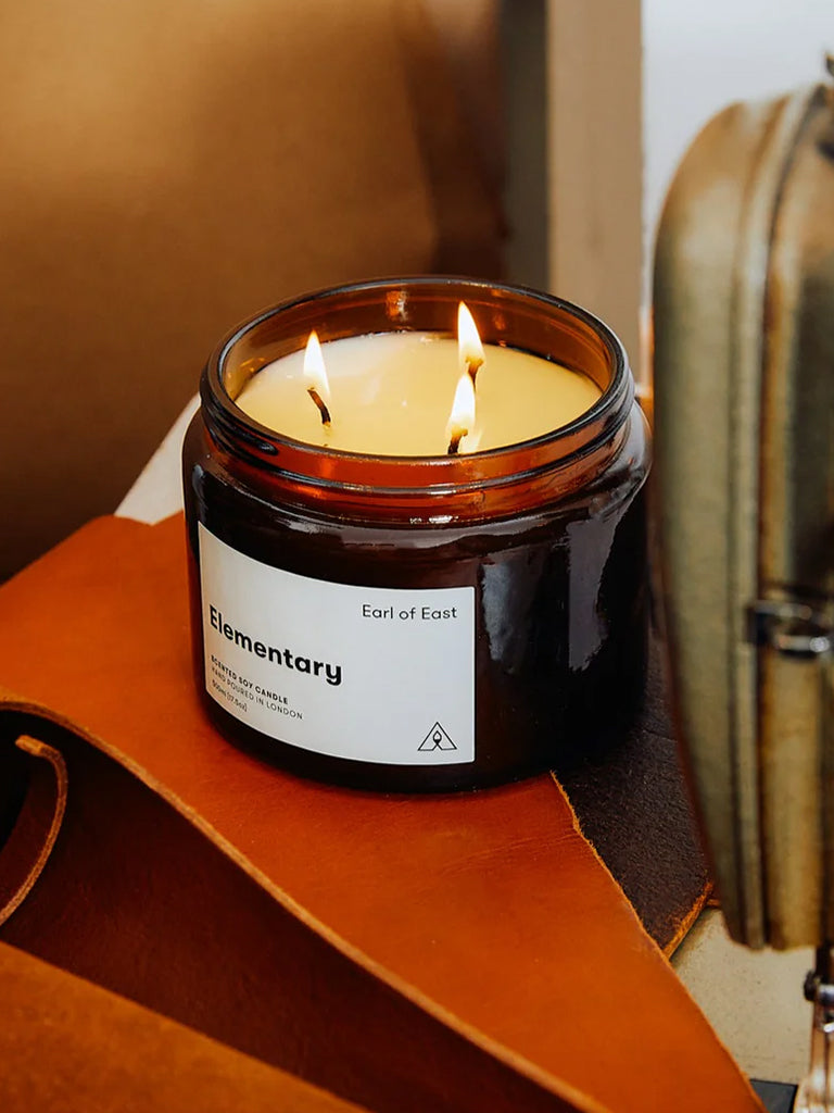 Elementary Candle 17.5 OZ Home & Office Earl of East