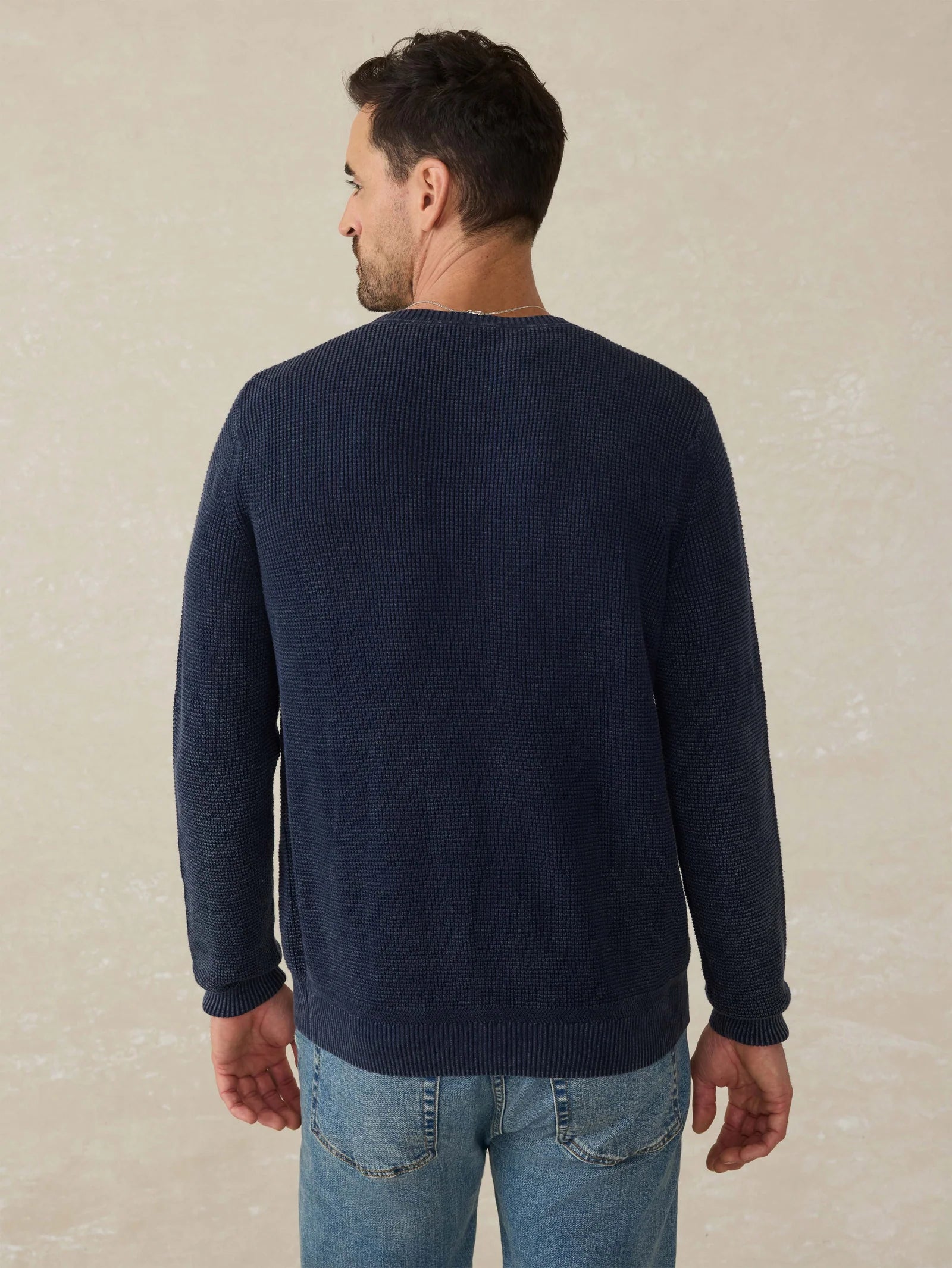 Sunwashed Crewneck Sweater Sweaters Faherty