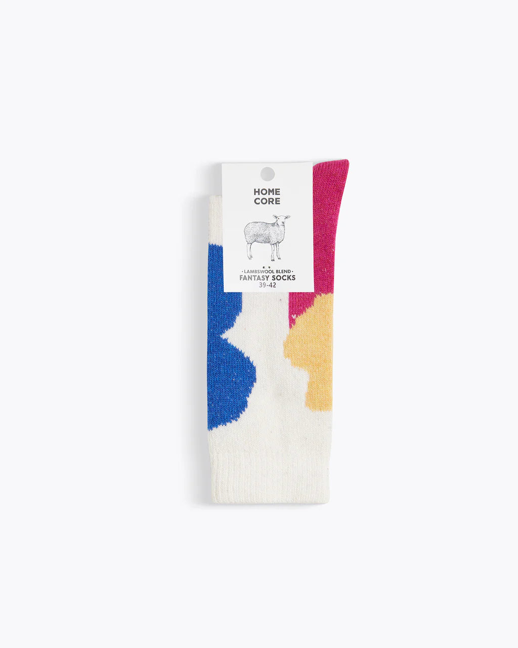 Fantasy Socks - Splotches Socks & Hosiery Homecore White Multi L (9-12)