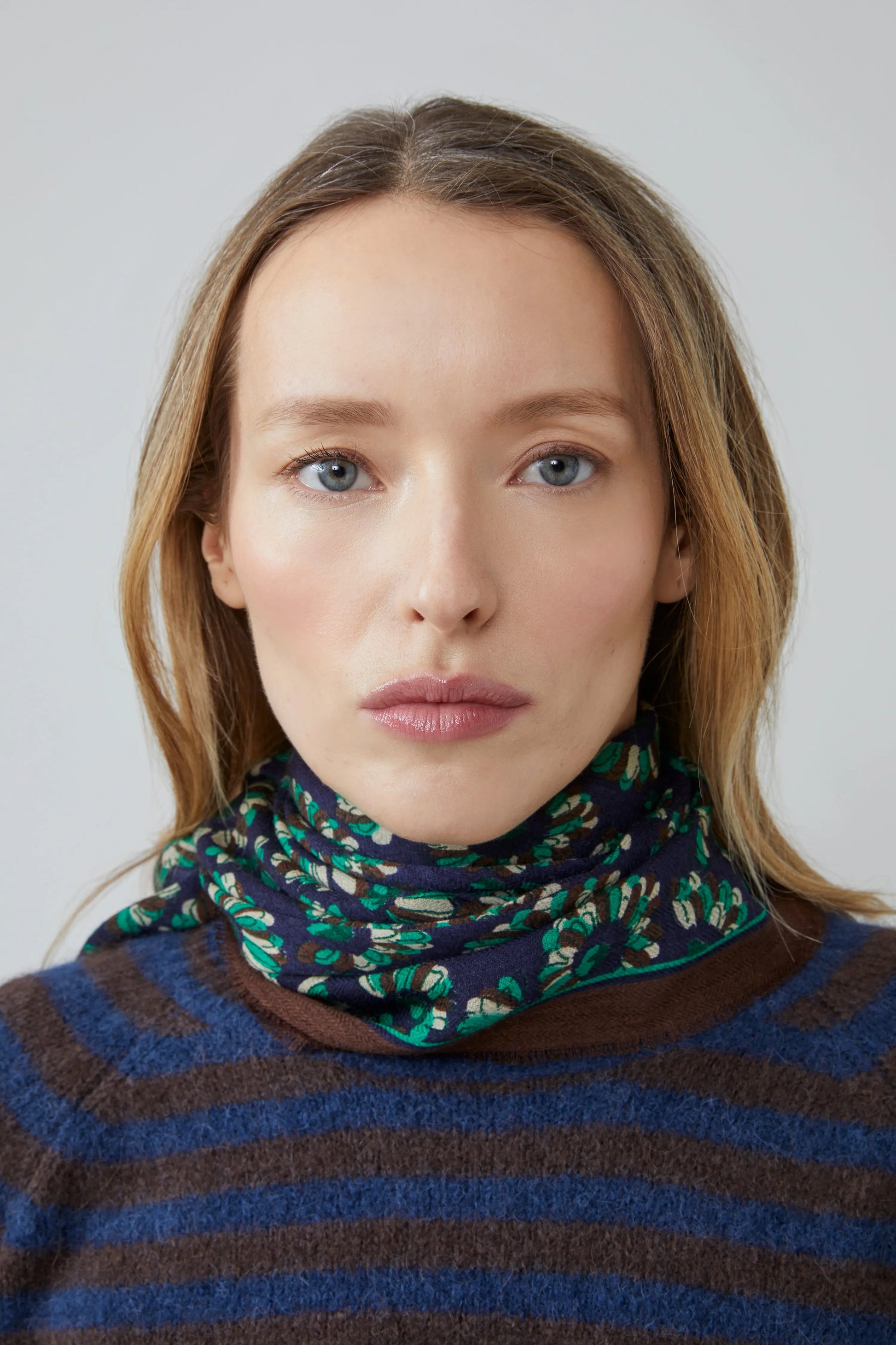 Scarf N°794 Scarves Moismont Oxford Green O/S