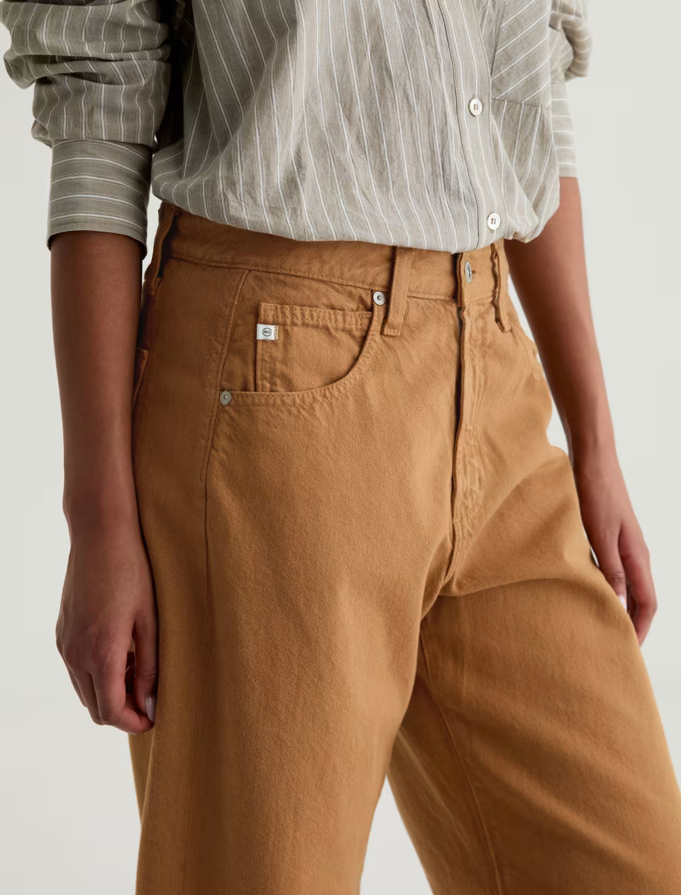 Hattie Crop Barrel Pants AG