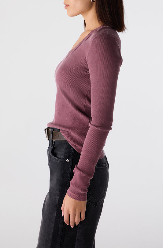 Nico Long Sleeve Tee Tops AMO Denim