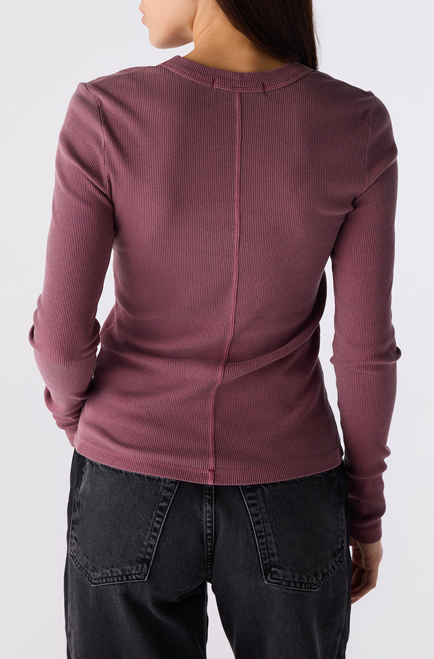 Nico Long Sleeve Tee Tops AMO Denim - 3