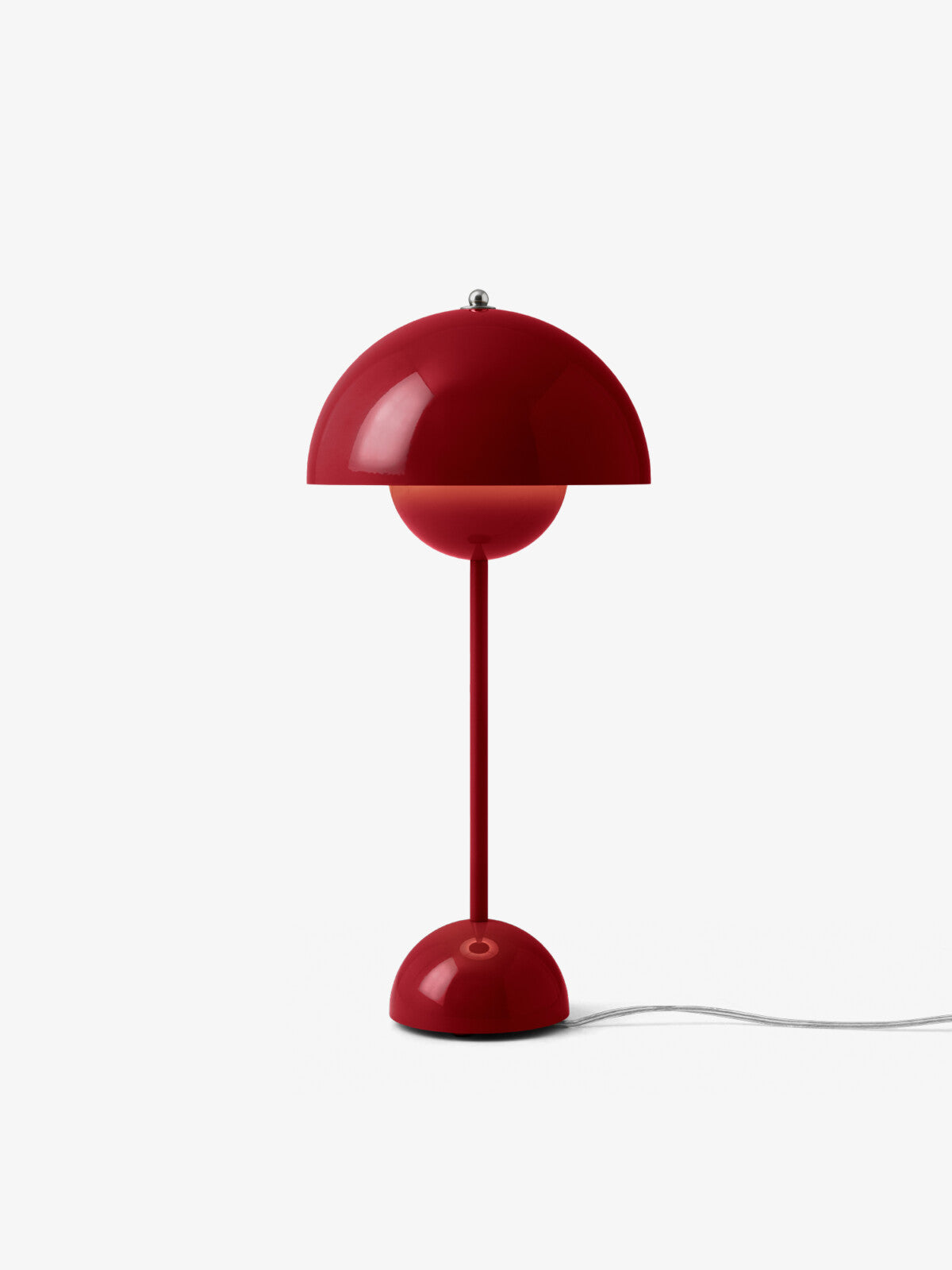 Flowerpot Portable Lamp Home & Tradition Vermillion Red  