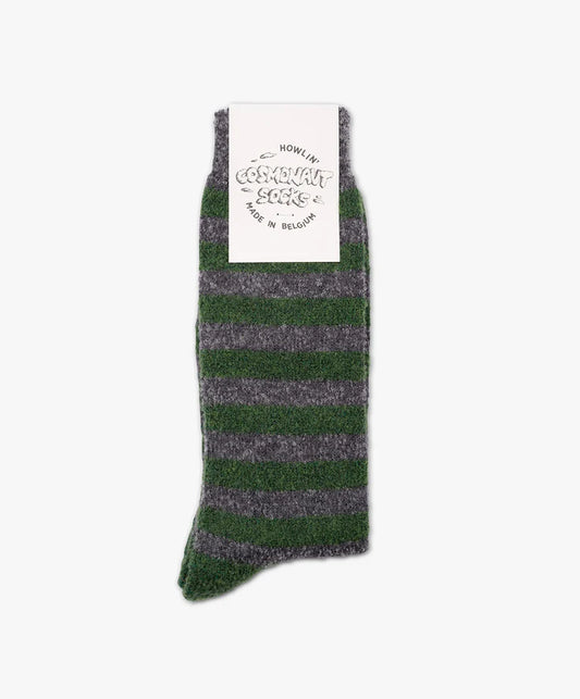 Cosmonaut Socks Socks Howlin’ Men Dark Grey/Green L 